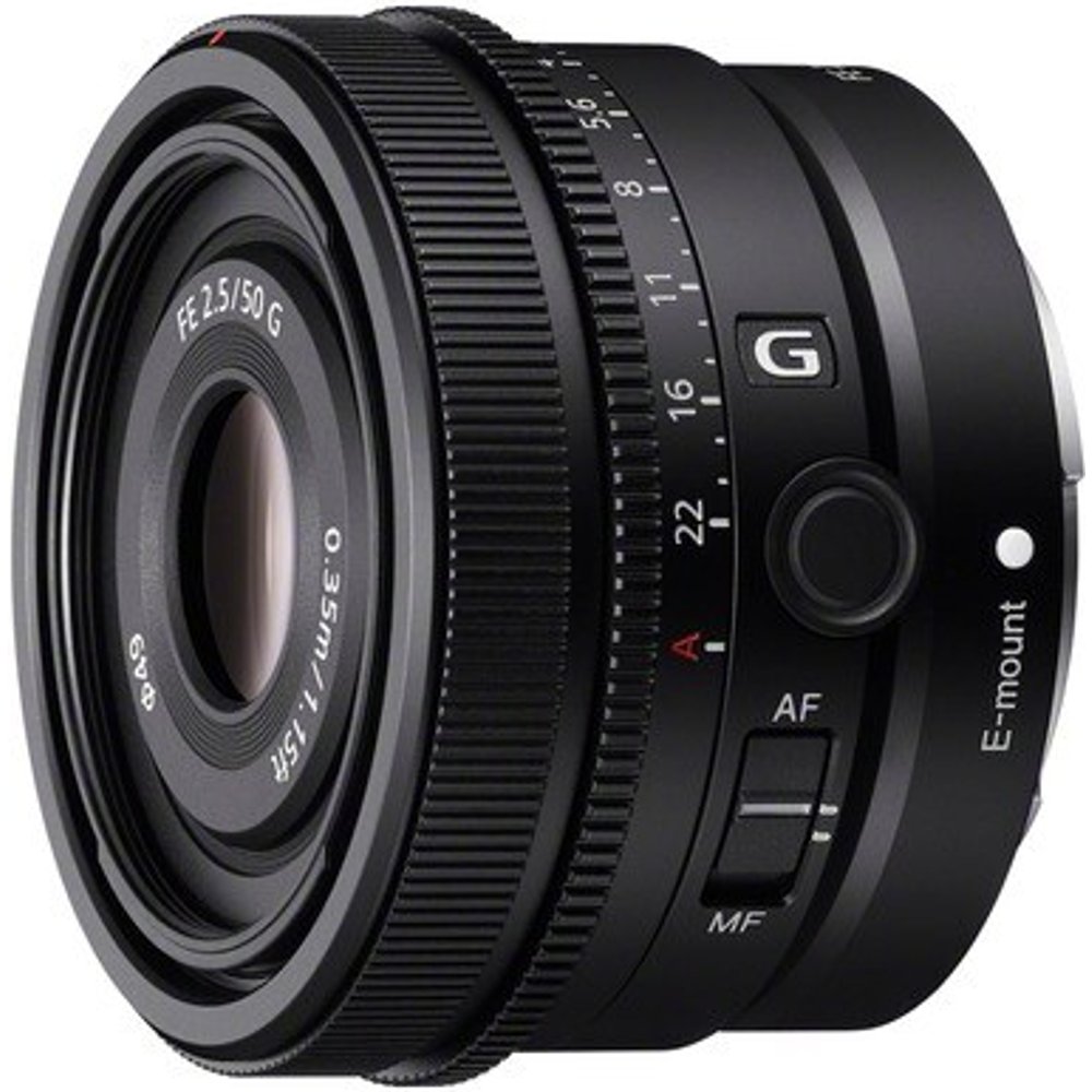 Sony - Objetivo Sony FE 50 mm F-2.5 G para montura tipo E de Sony.