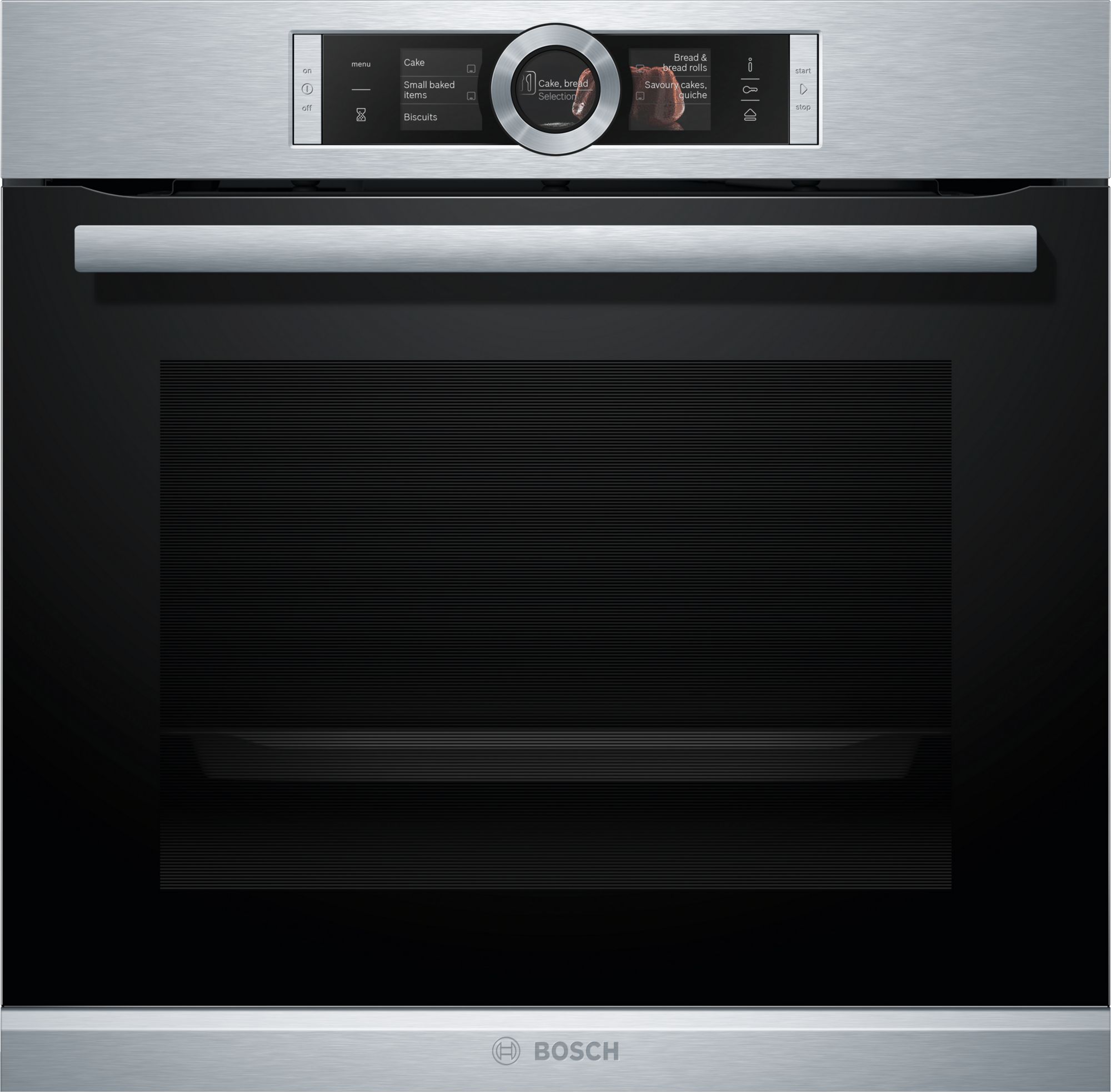 Bosch Serie 8 Horno con vapor 60 x 60 cm Acero inoxidable HSG636ES1