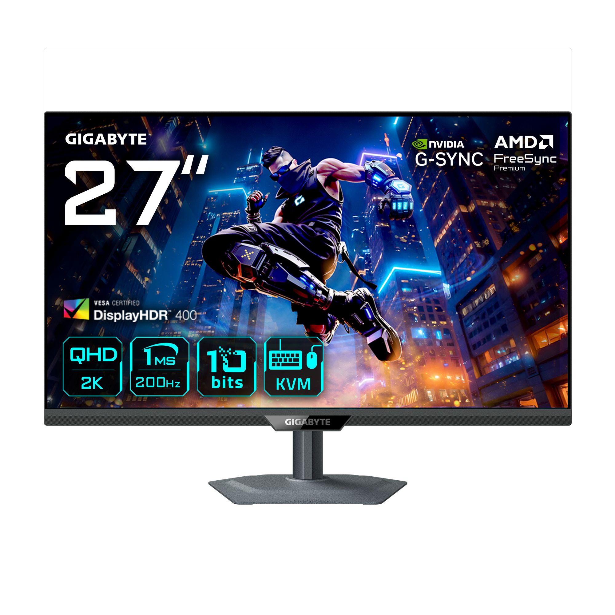 Gigabyte M27Q2 QD 27" QHD IPS 200Hz 1ms HDR FreeSync/G-Sync
