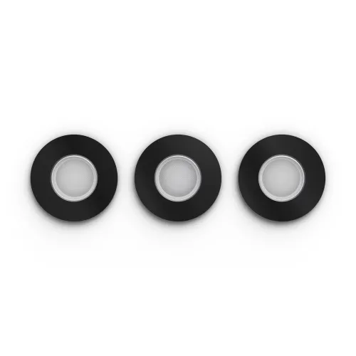 Philips Hue White & Color Ambiance Pack De 3 Focos Empotrables Xamento Negro: imagen 2