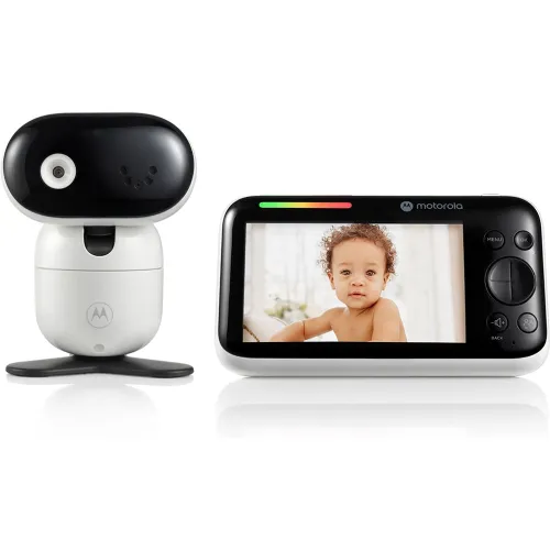 MOTOROLA - Vigilabebés motorola pip1510 cámara robotizada y pantalla de 5".