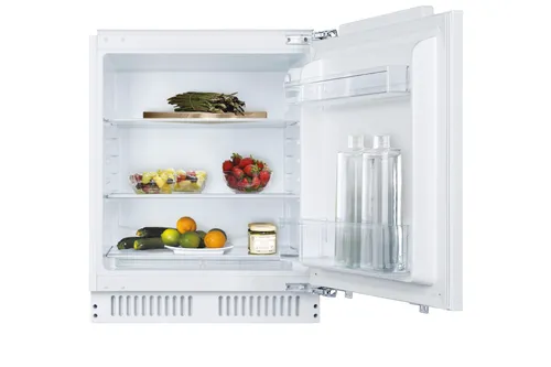 Frigorífico una puerta - Candy CMLS68EW, Cíclico, 82 cm Alto, 135l, Puerta Reversible, Integrable, Sin panelar