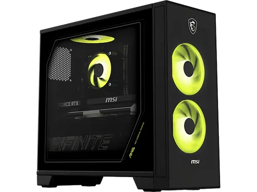 PC gaming - MSI MAG Infinite S AI 2NVM5, Intel® Core™ Ultra 5 225F, 16 GB RAM, 512GB SSD, GeForce RTX™ 5060 Ti, Windows 11 Home, Negro