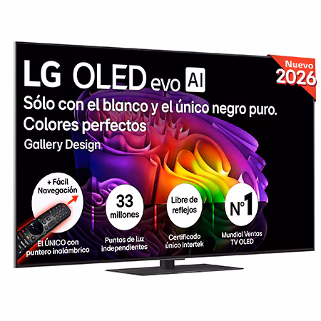 LG - TV OLED evo 164 cm (65") LG OLED65G66LS 4K, Smart TV, AI, G6.