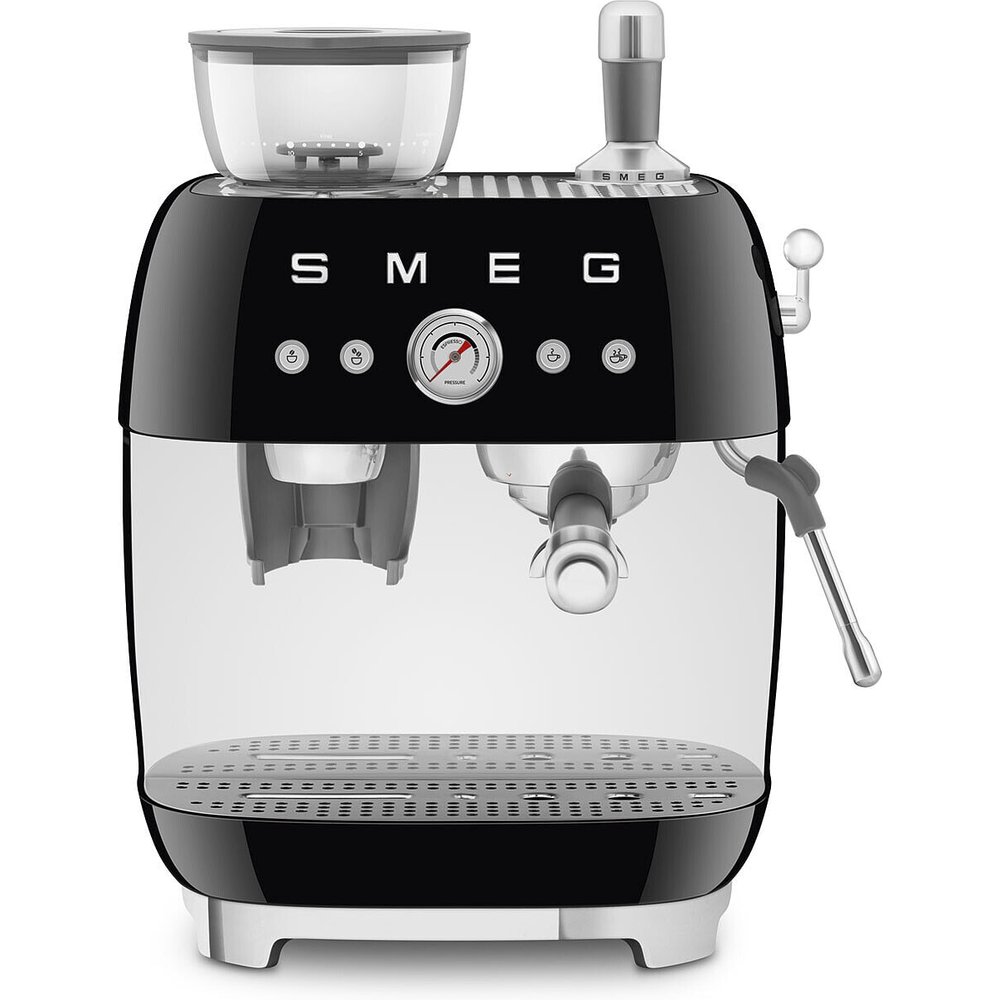 Smeg - Cafetera espresso manual Smeg 50'Style EGF03 con molino.