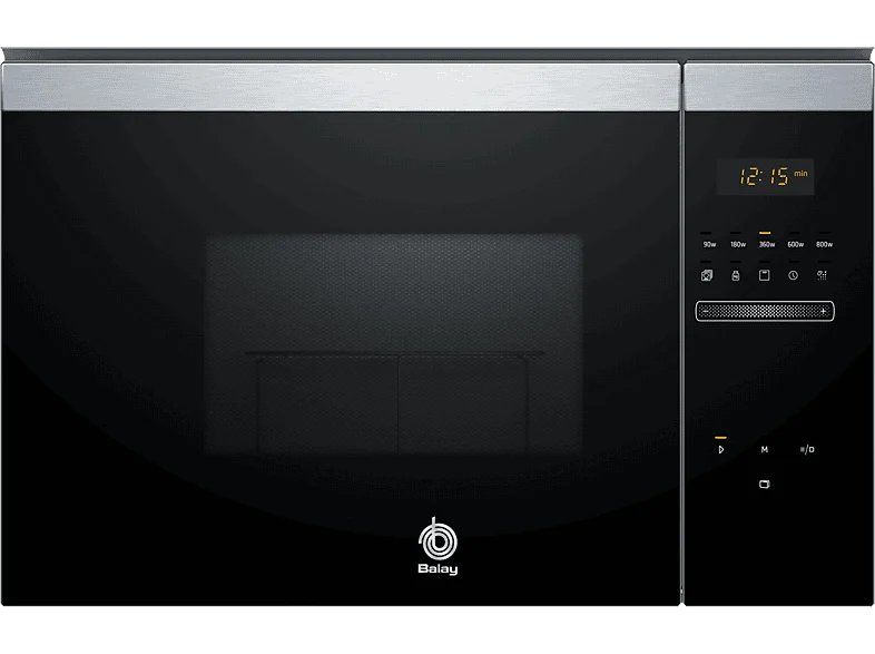 HORNO MICROONDAS CON GRILL BALAY 3CG4172X2 20 LITROS NEGRO