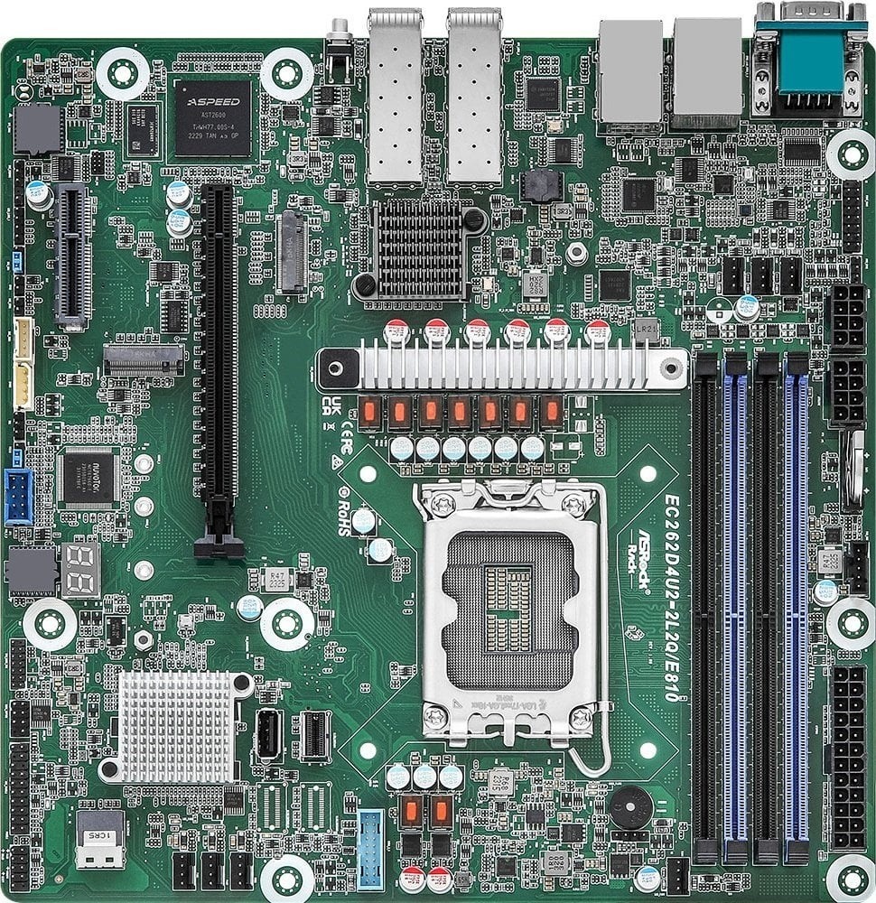 ASRock EC262D4U2-2L2Q/E810, 1xSKT LGA 1700, Intel EC262D4U2-2L2Q/E810
