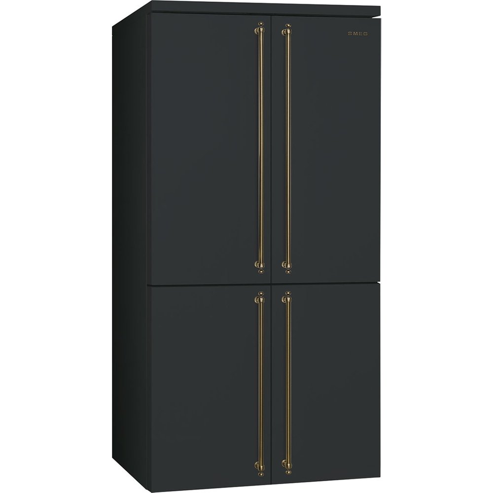 Smeg - Frigorífico Americano Smeg, 4 puertas, Total No Frost, 572 litros, Antracita - FQ60CAO6.