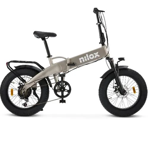 Nilox eBike X10 13000M Ah Suspensión Delantera Plegable Gris