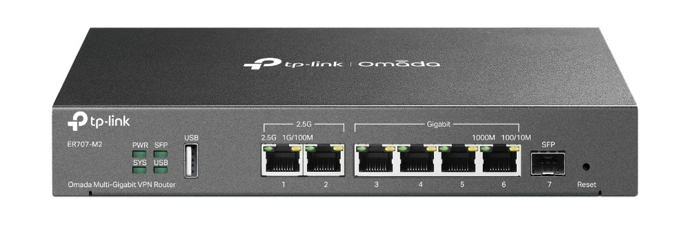 TP-Link Omada ER707-M2 router 2.5 Gigabit Ethernet, Ethernet ER707-M2