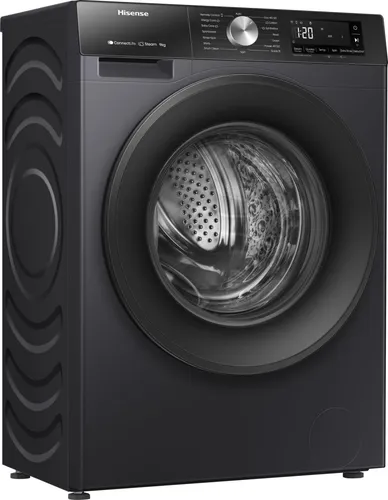 Lavadora carga frontal - Hisense WF3S9043BB3, 9 Kg, 1400 rpm, 14 programas, WiFi&Bluetooth, Smart Assist, Negro