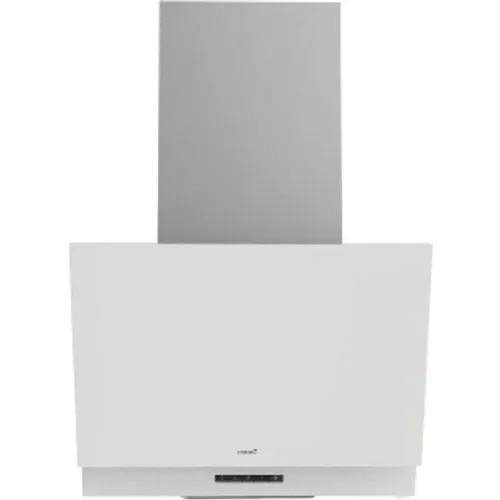 Campana decorativa - Cata THALASSA 600GWH, 3 Niveles de Extracción + Turbo , 811 m³/h, 60 cm Ancho, Cristal blanco