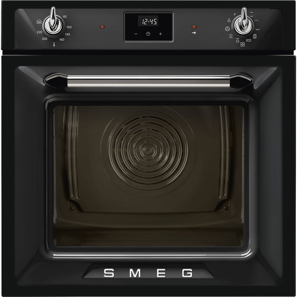 Smeg - Horno multifunción Smeg, Pirolítico, Negro - SOP6900TN.