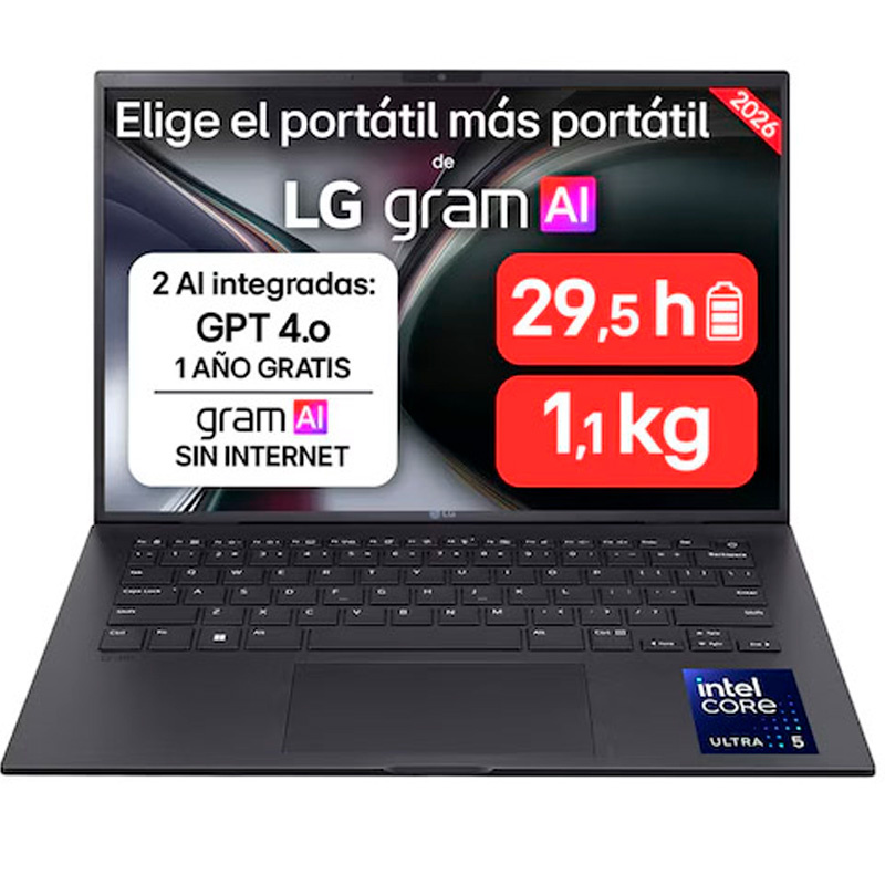 LG Gram 14ZB90S-G.AX55BN Intel Core Ultra 5 115U 16GB 512GB 14" FreeDOS