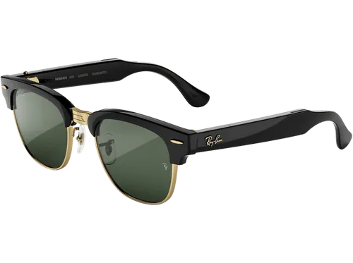 Gafas IA - Ray-Ban Meta Audio Clubmaster, Shiny Black sobre dorado, Transitions® verde grafito, con de audio