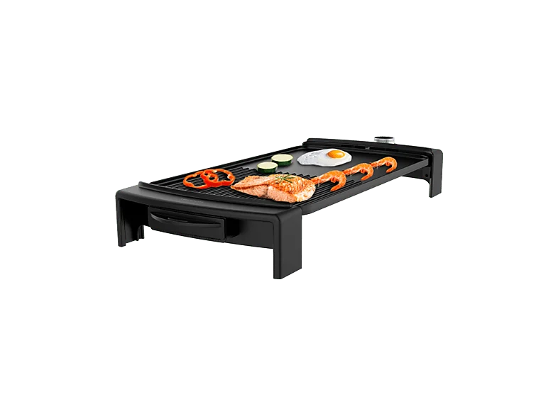 Plancha de asar - Cecotec Tasty&Grill 2500 Blackwater Mixgrill, Gran superficie, Grill y Plancha, 2150W, Apta para lavavajillas, Fácil limpieza, Negro