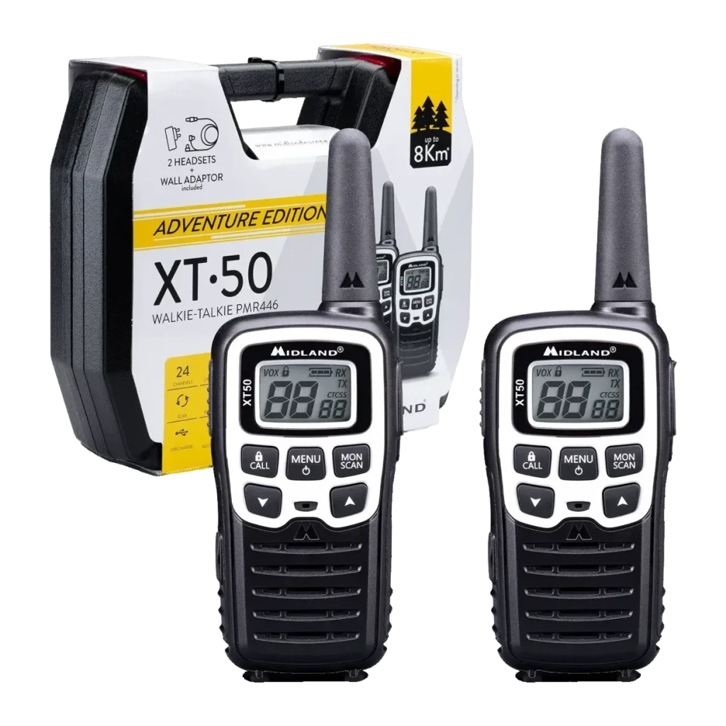 Walkie-Talkie Midland XT50 Adventure 24 canales Pack 2