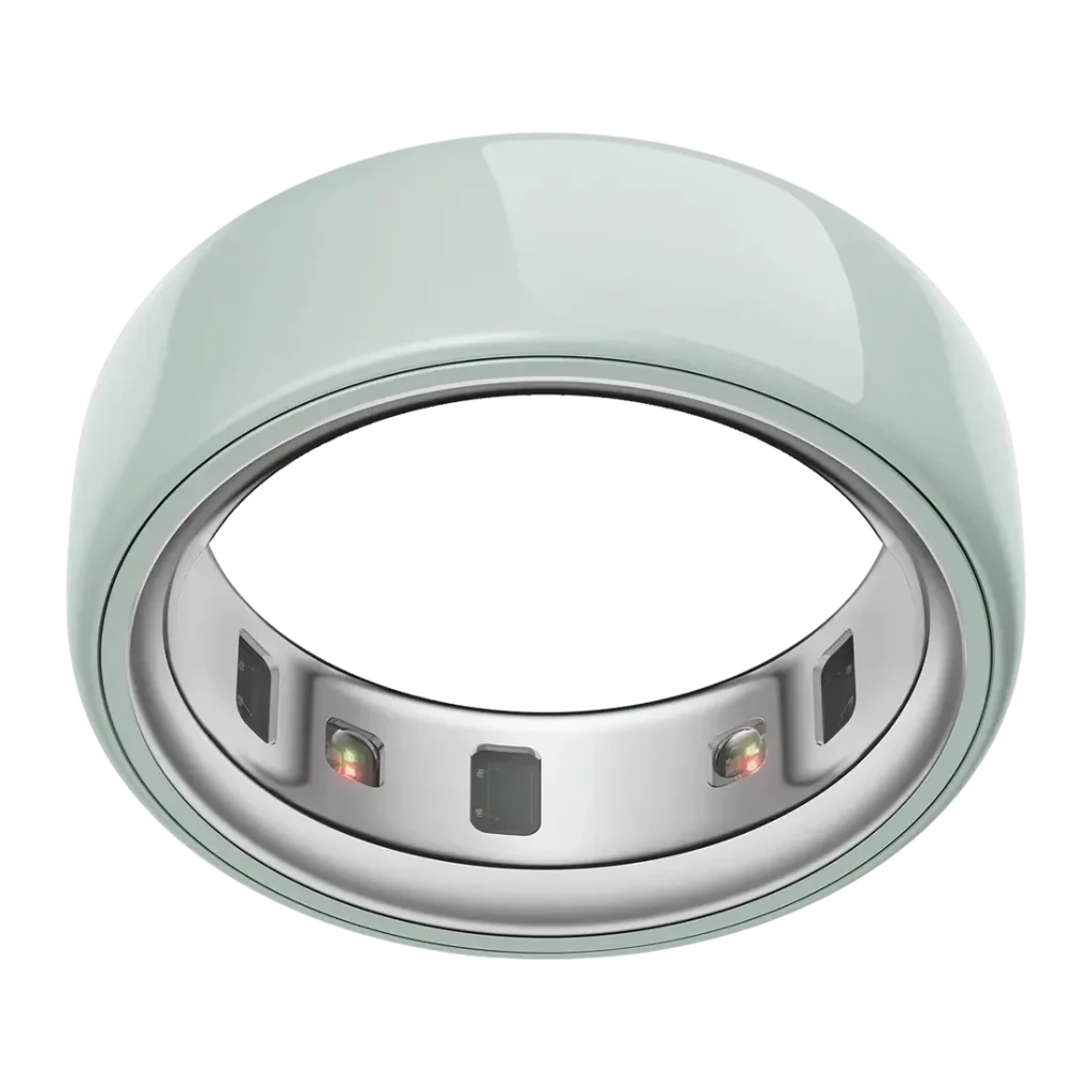 Oura Ring 4 Ceramic Anillo Inteligente Talla 9 Verde Azulado Tide