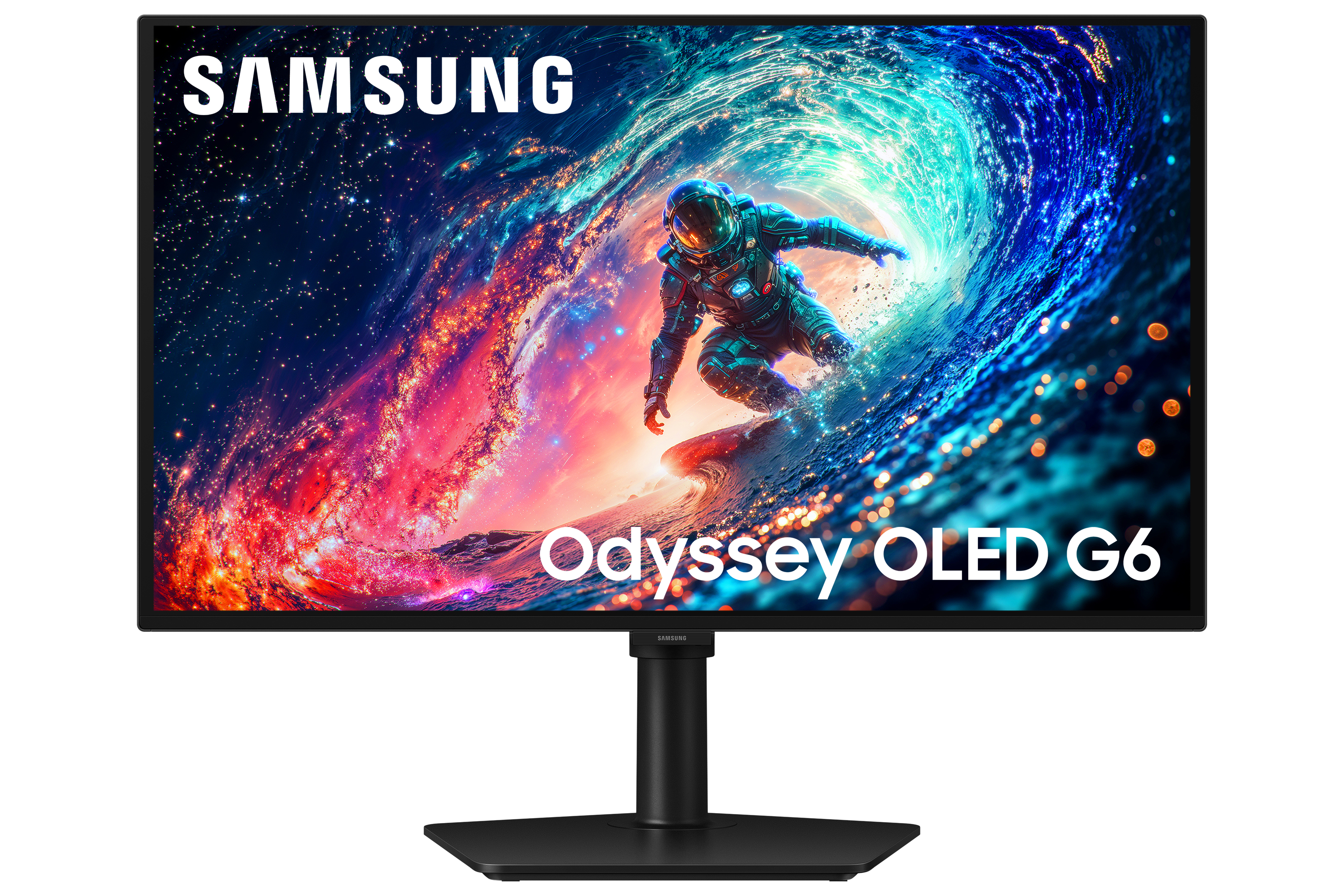 Monitor gaming - Samsung Odyssey OLED G6 LS27HG612SUXEN, 27 " WQHD, 240 Hz, 0.03 ms, QD-OLED, Altura ajustable, Sin Reflejos, Negro