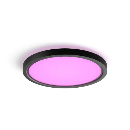 Philips Hue White & Color Ambiance Panel De Techo Led Tento Wca Redondo De 29,1 cm Negro