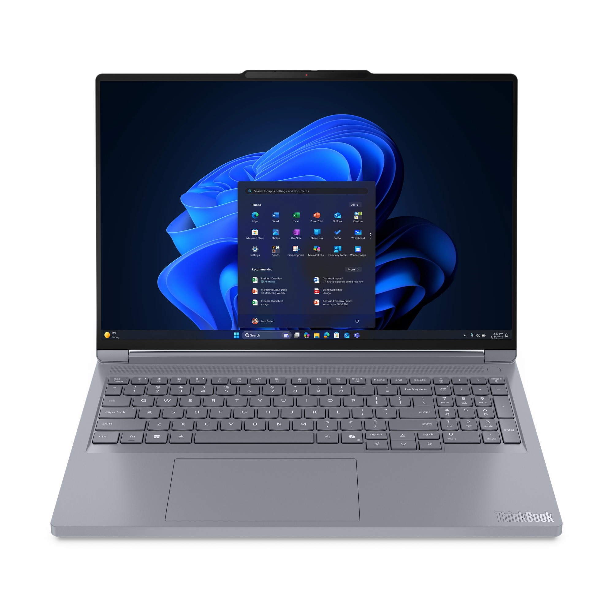 Portátil Lenovo ThinkBook 16p G6 ADR 32GB DDR5/1TB 16 pulgadas WQXGA IPS AMD Ryzen 9 8940HX SSD NVMe PCIe 4.0 RTX 5060 8GB Windows 11 Pro