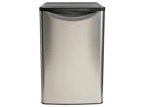Nevera pequeña - Jocel JF122I014863, Cíclico, Alto 84 cm, 122 L, Termostato ajustable, 40 dB(A), Acero inoxidable