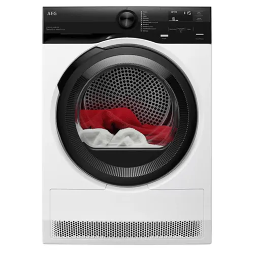 SECADORA CON BOMBA DE CALOR AEG TE7G8CBOB 8 KG B BLANCO