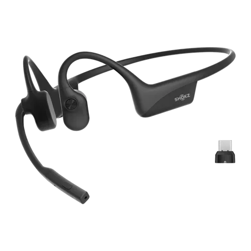 Auriculares Shokz OpenComm2 UC 2025 Upgrade Open-Ear Bluetooth USB-C 16h Negro