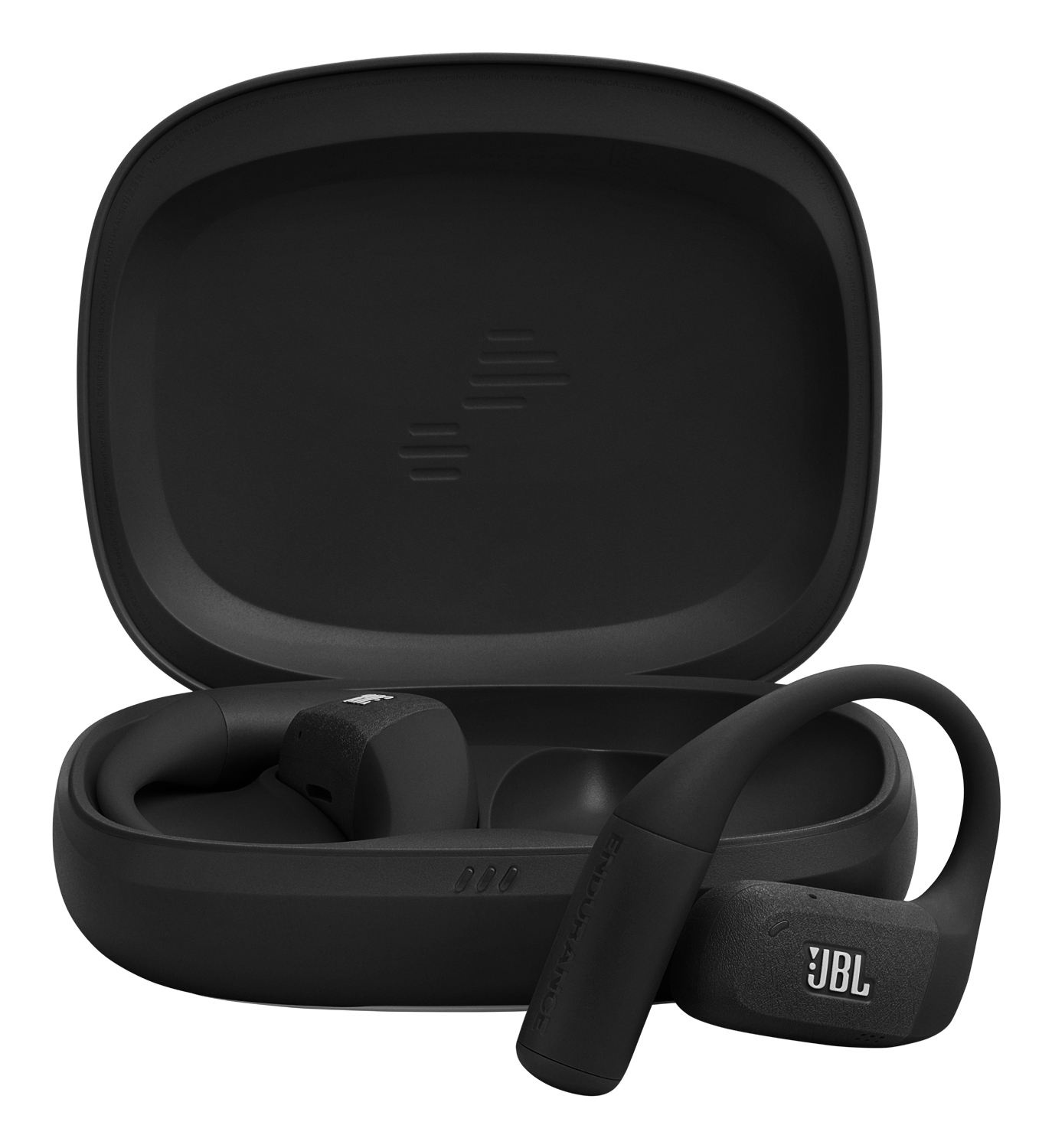 Auriculares conducción de aire - JBL Endurance Zone, Autonomía 32 h, IP68, OpenSound, 4 micrófonos, Negro/Gris