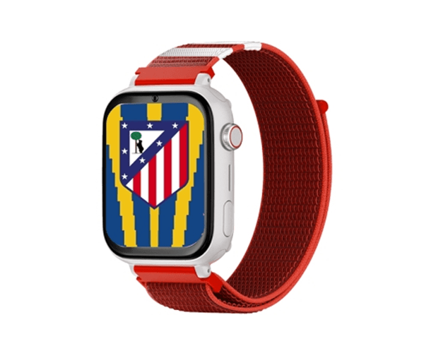 Save Family PLUS SmartWatch Ed Atl tico de Madrid Blanco Correa Tela Roja NO INCLUYE SIM