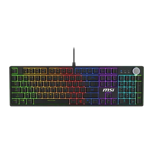 Teclado Gaming MSI Forge GK320 Red Switch Hot-Swap RGB FR Negro