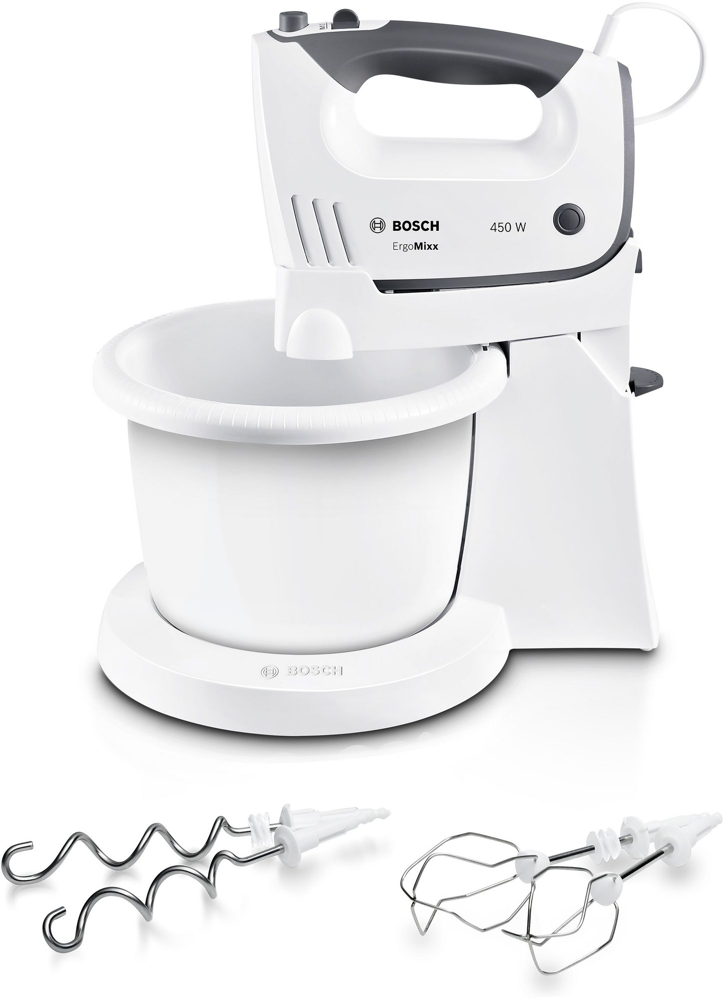 Bosch Batidora de repostería ErgoMixx 450 W Blanco, MFQ36460