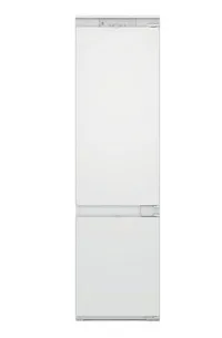 Frigorífico combi integrable - Whirlpool WHC20D013D1, LessFrost, 193.5 cm, 300 l, Tecnología 6th sense, Motor Zen Inverter, Blanco