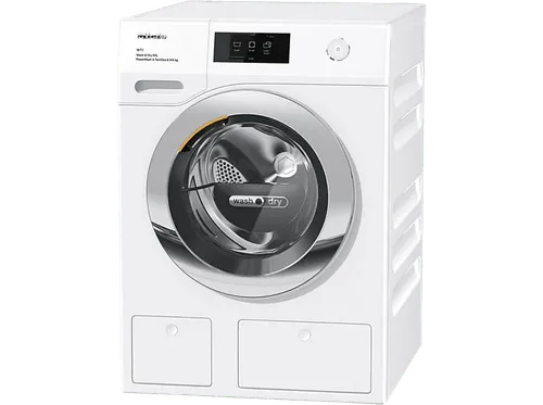Lavadora secadora - Miele WTW 870 WPM, 9 kg de lavado, 6 secado, 1600 rpm, Autodosificación, Blanco