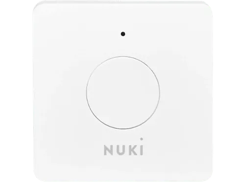 Cerradura electrónica - Nuki Opener White, Abrepuertas, Bluetooth, Controla el interfono, Blanco