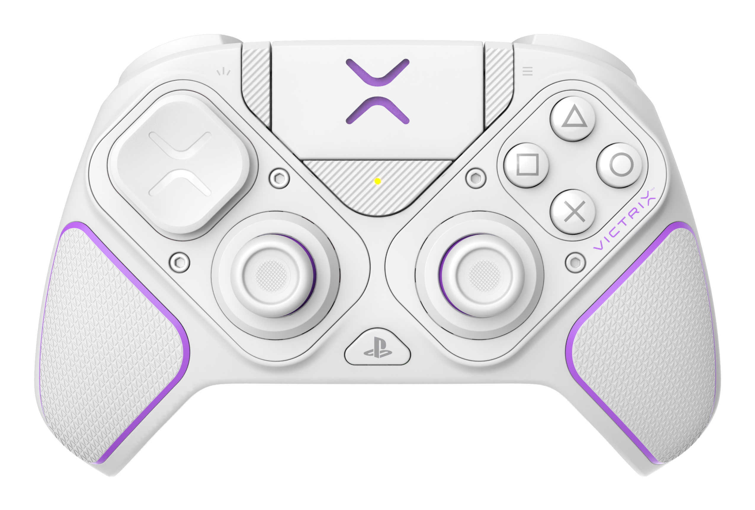 Mando PS5 - PDP Victrix Pro BFG, Para PlayStation 5, PS4 y PC, Con o sin cable, 20h de autonomía, 2000 mAh, Blanco