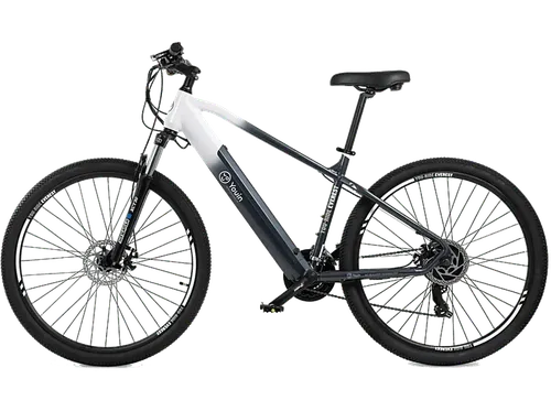 Bicicleta de Montaña - Youin You-Ride Everest, 250 W, 25 km/h, 65 km autonomía, Negro y blanco