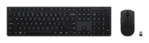 Lenovo Professional Wireless Rechargeable Keyboard and Mouse Combo AI - Spanish
