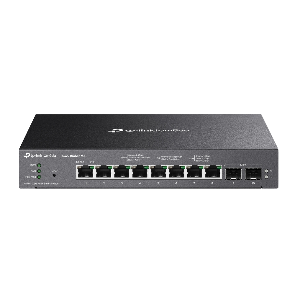 TP-Link Omada SG2210XMP-M2 switch Gestionado L2/L2+ 2.5G SG2210XMP-M2