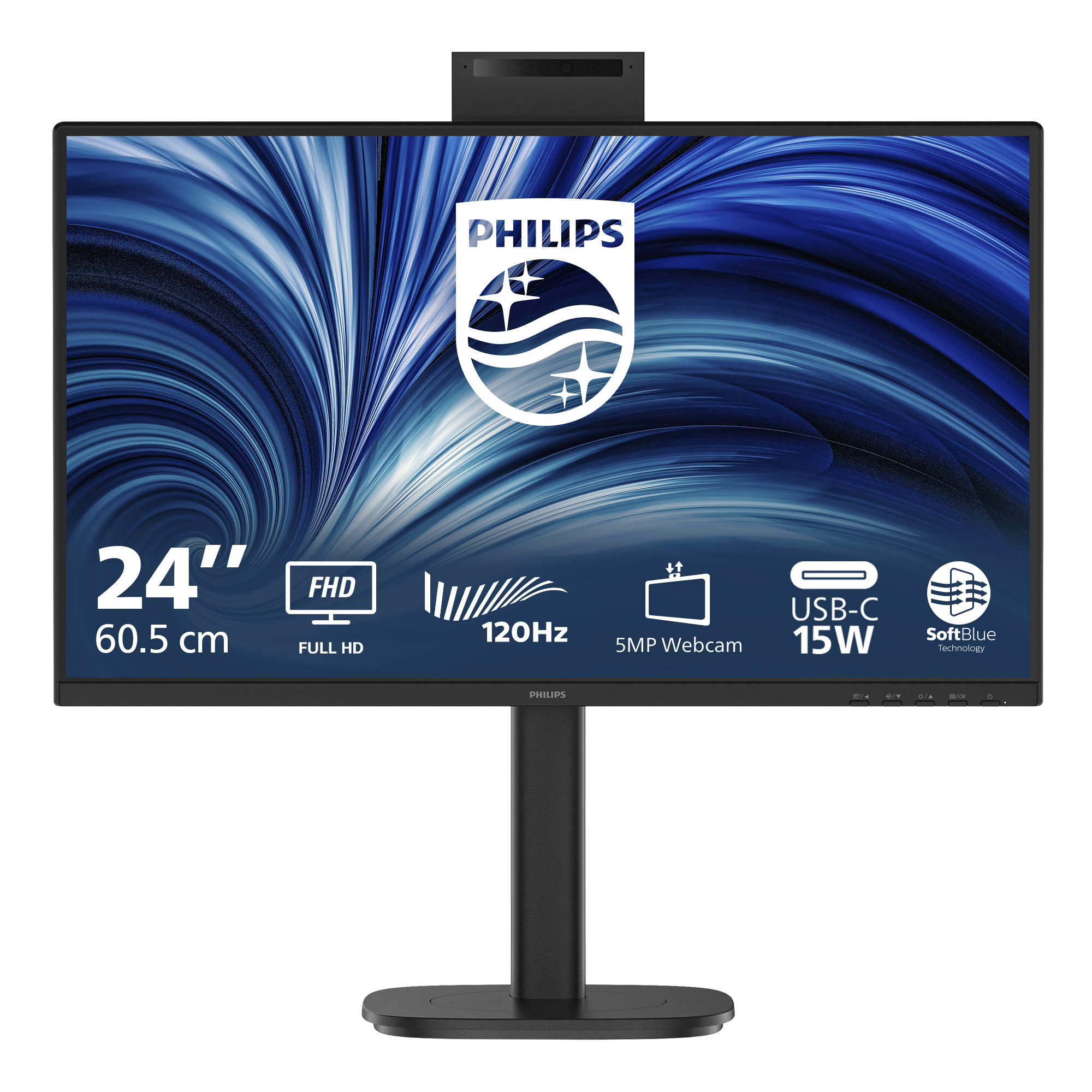 PHILIPS 3000 series 23.8" LCD IPS Full HD HDMI VGA Altavoces