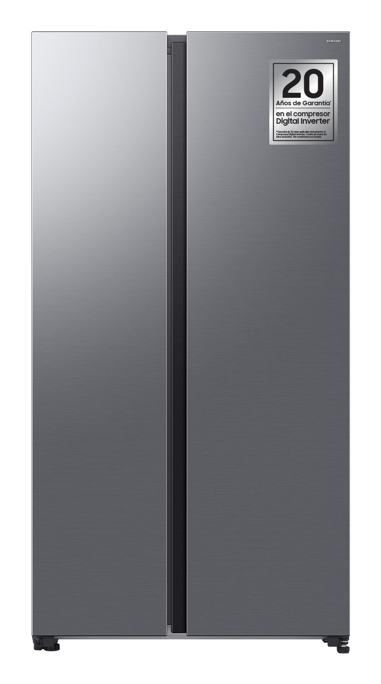 Samsung - Frigorífico Americano Samsung Bespoke AI 178cm All Around Cooling 659L Clase E Inox - RS70F65QETEF.