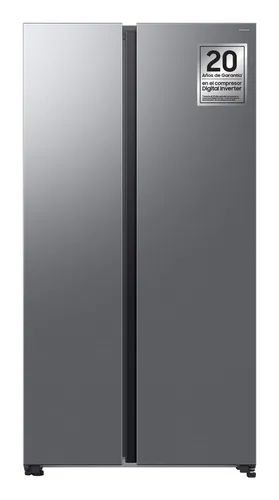 Samsung - Frigorífico Americano Samsung Bespoke AI 178cm All Around Cooling 659L Clase E Inox - RS70F65QETEF.