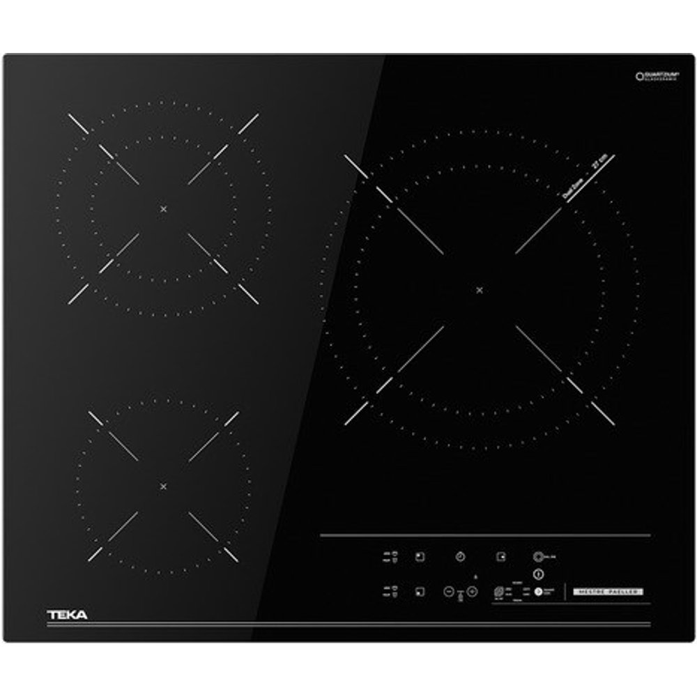 Teka - Placa vitrocerámica Teka con 3 zonas de cocción - 63620 TTC.