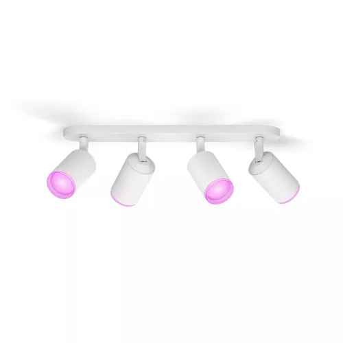 Philips Hue White & Color Ambiance Foco De Cuatro Luces Fugato