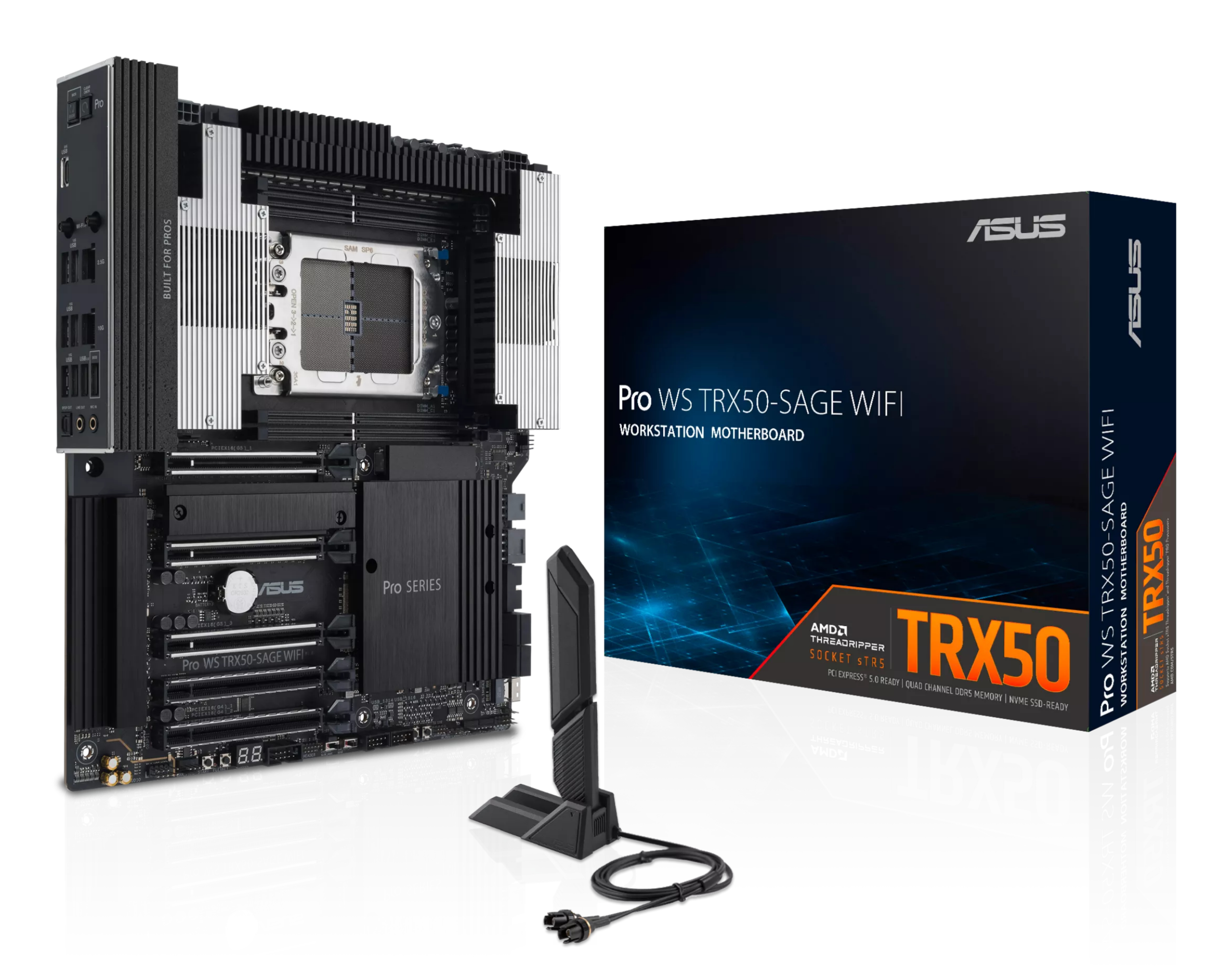 ASUS Pro WS TRX50-SAGE WIFI AMD TRX50 Socket sTR5 SSI 90MB1FZ0-M0EAY0