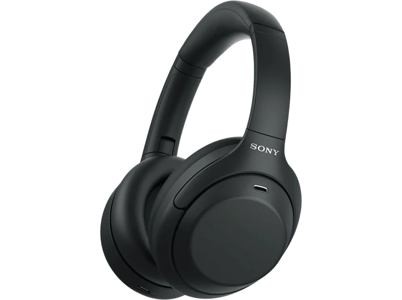 Auriculares inalámbricos - Sony WH-1000XM4C, Noise Cancelling, 34h, Hi-Res, HD Cancelling Processor QN1, Conexión multipunto, iOS/Android, Negro
