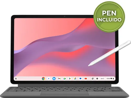 Convertible 2 en 1 - ASUS CM3206DM4A-TR0074, 12.1 Zoll WQXGA, MediaTek Kompanio 540, 8GB, 128GB EMMC, Mali-G57, Google ChromeOS, Sin cargador