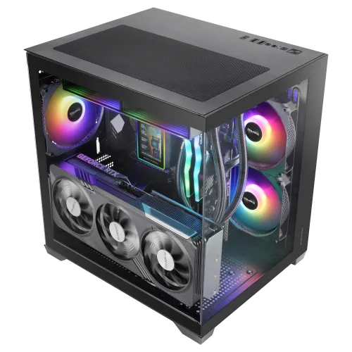 Caja MARS GAMING MCVIEW3 Negro: imagen 3