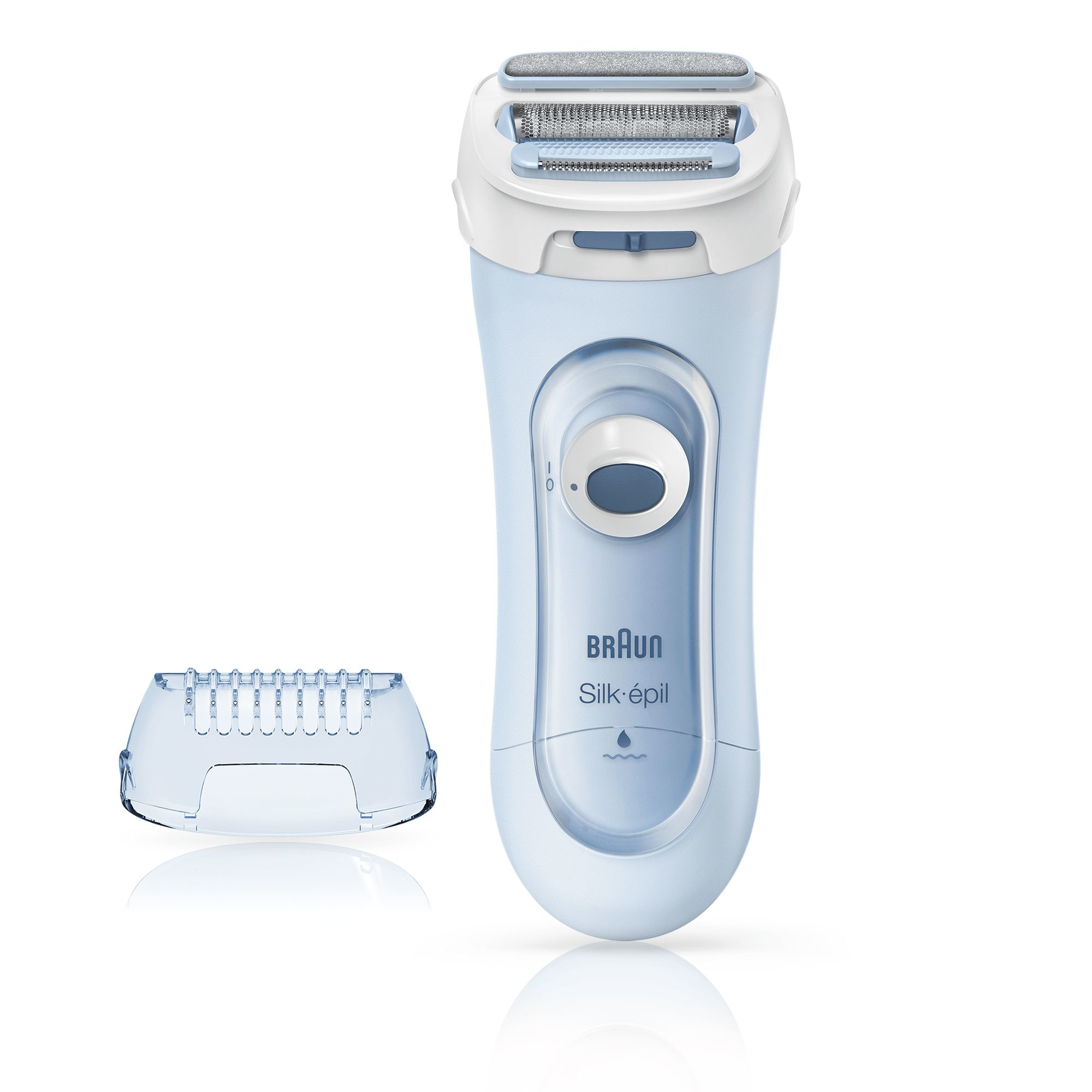 Rasuradora - Braun Silk-épil 5-160, 3 En 1 Wet&Dry, Sistema de Recorte Y Exfoliación + 2 Accesorios, Azul