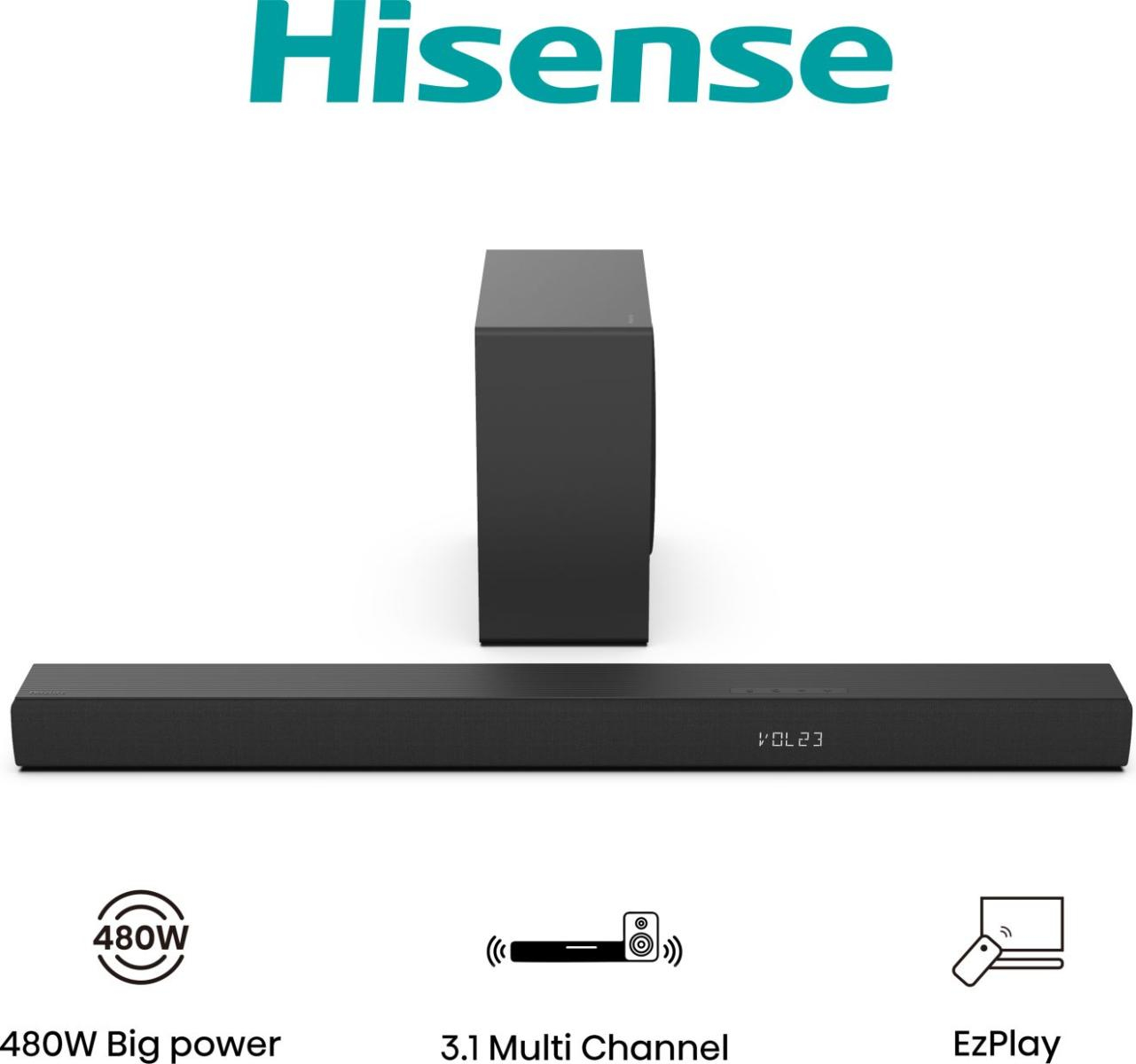 BARRA DE SONIDO HISENSE HS3100 180W 50/60HZ